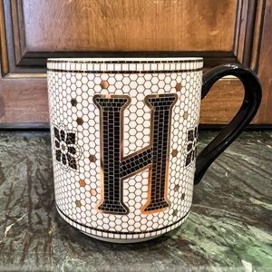 Anthropologie “H” coffee mug
